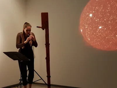 Light and Sound Object installation concert