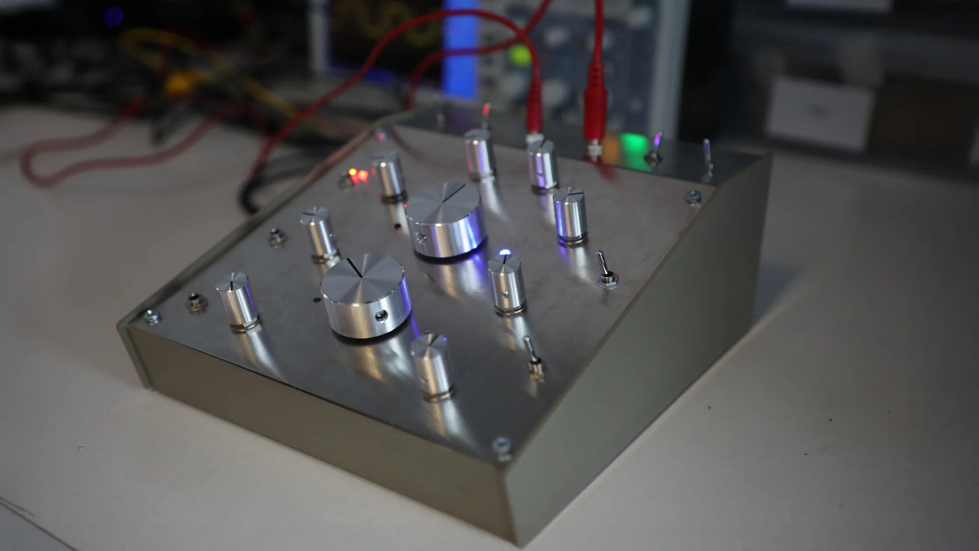 Still from hardware synthesizer demonstration